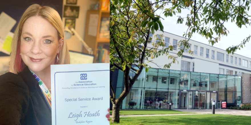 Academic holding award certificate