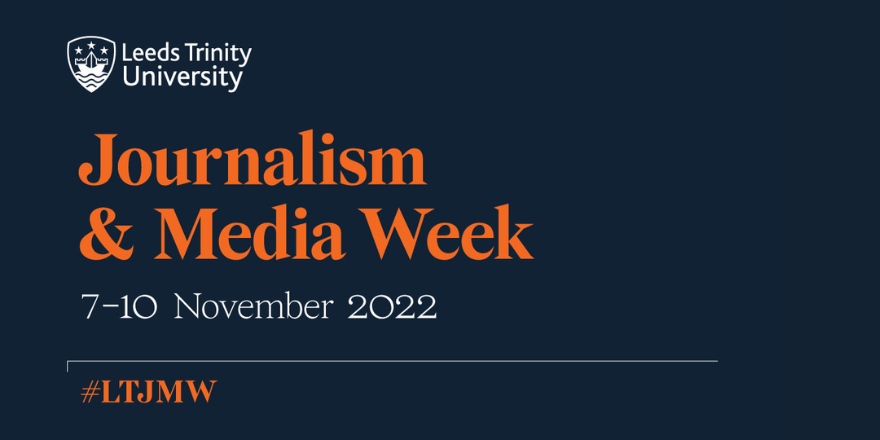 Journalism & Media Week 2022 Graphic.